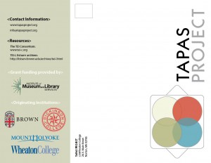 Tapas Brochure (exterior)